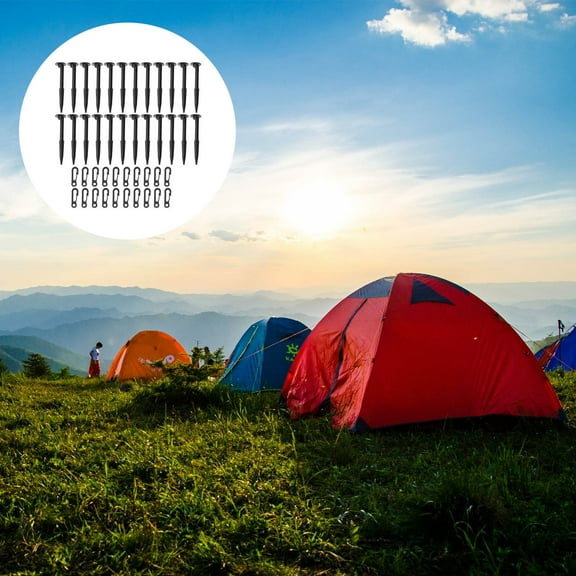 BALAHAPY 20Pcs Inflatable Stakes for Ground Stakes in Plastic 14.5X3CM