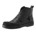 thumbnail image 1 of NECHOLOGY Botas Mujer Adulto Femenino Zapatos Botines de mujer Moda mujer otoño suela gruesa tacones cuadrados cremallera botines cortos zapatos de punta redonda (Black, 9), 1 of 5