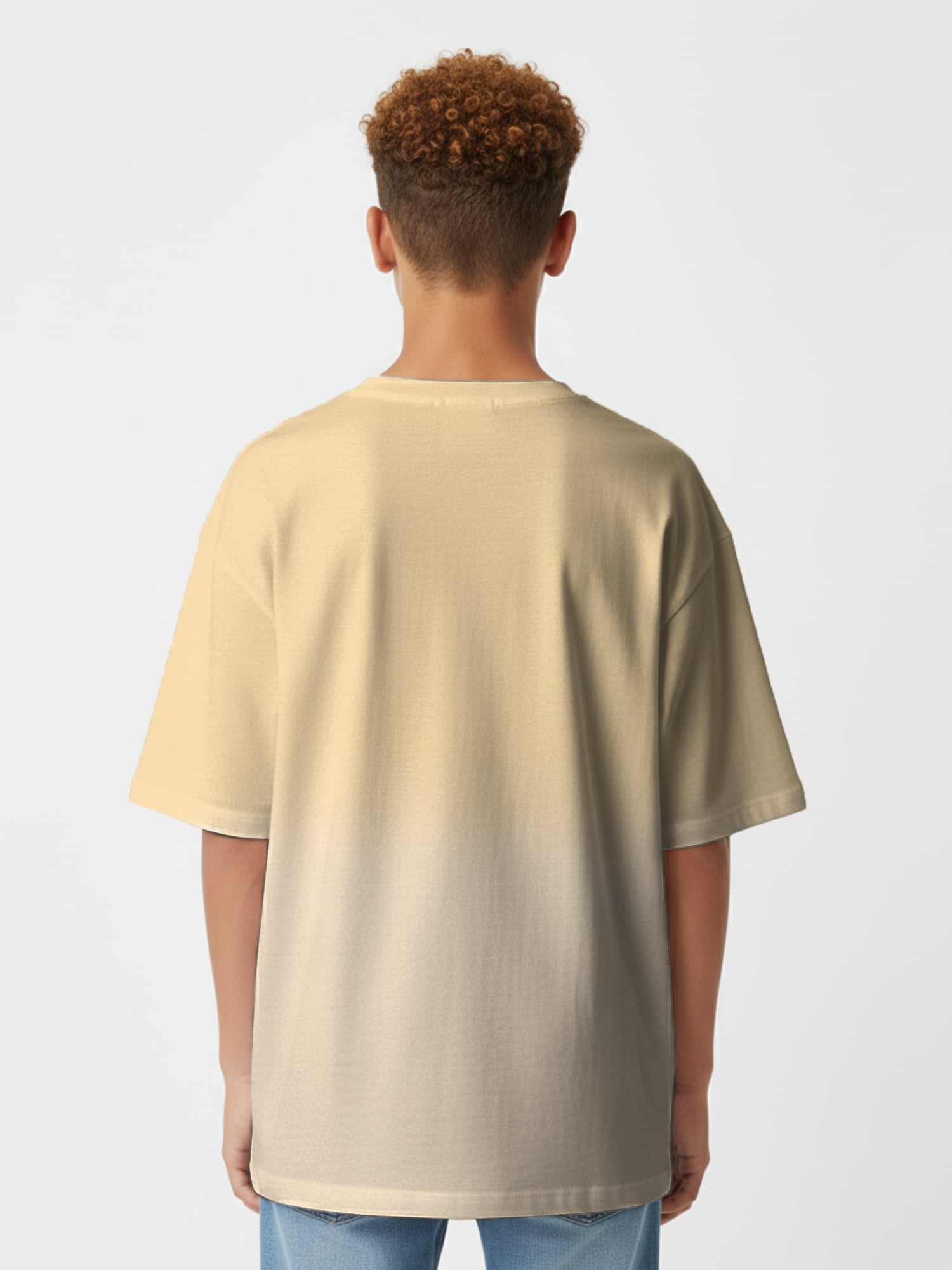 Maruchan Boys Oversized Dip Dye Graphic Tee, Sizes 4-18
