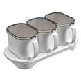 thumbnail image 3 of Shisuyan Moisture-proof Spice Containers Kitchen Condiment Pots White 1 Set, 3 of 8