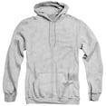 thumbnail image 2 of Batman Faded Logo (Back Print) Adult Zipper Hoodie Sweatshirt Athletic Heather, 2 of 3