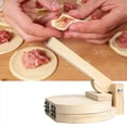 thumbnail image 2 of 2X Wood Tortilla Press Dumpling Skin Maker Presser Chapati Roti Taco Corn Maker Pressing Kitchen Gadget Accessories,2 x Pressing Tools, 2 of 6
