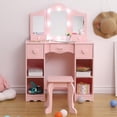 thumbnail image 4 of Eastvita Glow Up Essentials Vanity Set with Mirror - Encouraging Creativity Self-Expression, 4 of 4