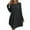 Black, variant on SwiftWear Women's Casual Long Sleeve Crew Neck Plus Size Dress - Ribbed Knit Pleated Tunic Dresses S-3XL, Fall Winter Comfy Outfit​