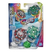 Beyblade Burst Rise Hypersphere Dual Pack Shield Kerbeus K5 و Behemoth Cyclops C5