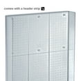 thumbnail image 4 of 24"W x 48"H Pegboard Powerwing Display (CLEAR FROST ONLY), 4 of 5