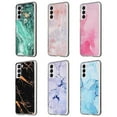 thumbnail image 2 of For Samsung Galaxy S22 5G Glazed Marble Pattern TPU + Acrylic Phone Case, 2 of 5