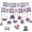 Multicolor, variant on OutmaxHome Independence Day Pennant Banner Flags Multicolor Bunting String Triangle Flags Bulk, Garland for Grand Opening, 4th of July Birthday Party Decoration Outdoor Events Classroom Decor