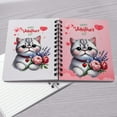 thumbnail image 4 of Happy Valentine's Day Exotic Shorthair holding flowers Spiral Bound Journal Cat Lover Kitten Owner Gifts 5x7in Spiral Notebook - 3005, 4 of 5