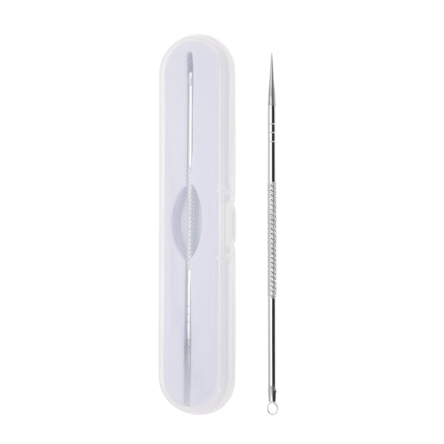 Extractor de espinillas circular conveniente Unique Bargains 5.51"x1.15" tono plateado 1 pieza