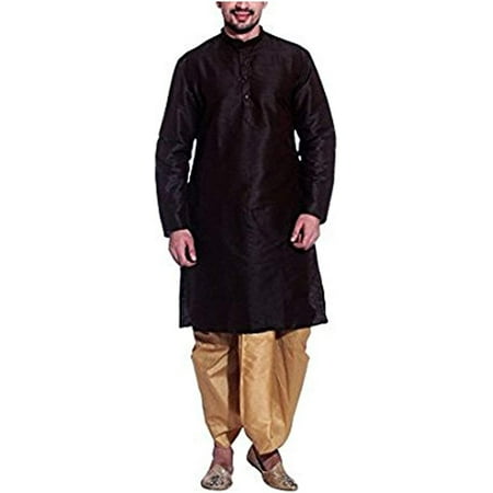 

Royal Kurta Mens Silk Blend Dhoti Kurta