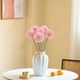 thumbnail image 5 of Ramo de flores artificiales de crisantemo de tenis de mesa, bordado, para bodas, hogar, hoteles, fotografía, arreglos florales, decoración, adorno, 5 of 6