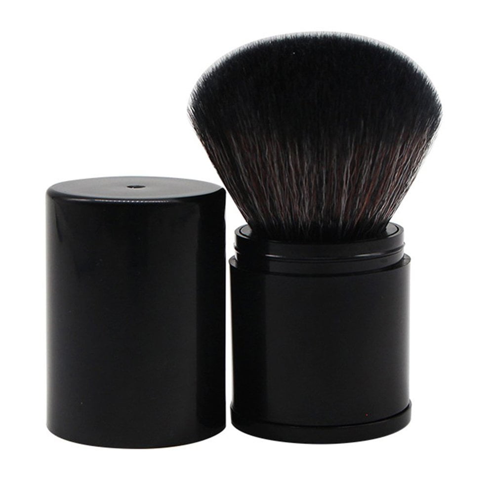 Hottest Portable Retractable Makeup Brush Loose Powder Blush Brush With