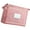 pink color, variant on Double Layered File Organiser Bag with Label Window Large Capacity Document Folder Bag Book Organiser Bag With Handle