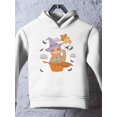 thumbnail image 3 of Halloween Sloth W Broom Hoodie Toddler -Image by Shutterstock,  4 Toddler, 3 of 4