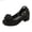 Black, variant on Children Shoes Thick High Heel Sandals Fashionable Diamond Bow Small High Heel Princess Sandals Tween Girls Closed Toe Sandals With Heel Size US:13