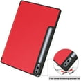 thumbnail image 4 of Dteck for Samsung Galaxy Tab S10+ Plus 12.4" 2024 Case, Protective Tri-Fold Cover and S Pen Holder, Auto Wake/Sleep, Red, 4 of 6