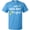 Pacific Blue, variant on Just Down Right Perfect Down Syndrome Awareness Ribbon T-Shirt