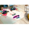 thumbnail image 2 of Modern Rug, Gift Rugs, Colorful Woman Face Rugs, Portrait Rug, Thick Rug, Woman Face Rug, Anti-Slip Carpet Rug, Hallway Rug, Living Room Rug, 2.6'x4' - 80x120 cm, 2 of 7