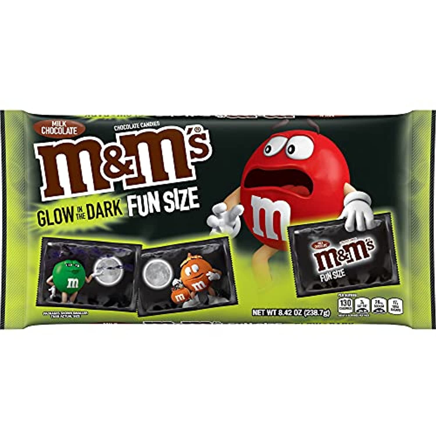 M&M'S Milk Chocolate Fun Size Candy Bag, 10.53oz  
