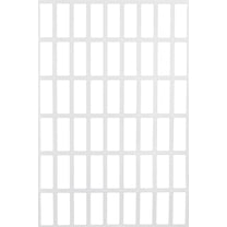 Royal Green White Color Coding Labels Rectangle Stickers Great for Identification and Labeling 25mmx10mm (1 inch x 3/8 inch) - 270 Pack