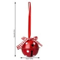 thumbnail image 4 of FNNMNNR 24 PCS Christmas Bells Ornaments Kit Iron Hanging Pendants Xmas Bells Decorations Crafts Gift Set For Indoor Outdoor, 4 of 9