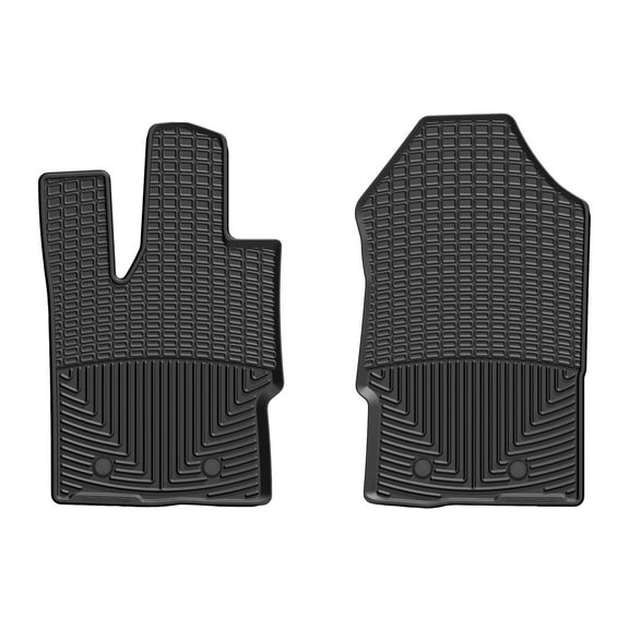 WeatherTech All-Weather Floor Mats compatible with 2019-2023 Ford Ranger - 1st Row (Driver & Passenger), Black