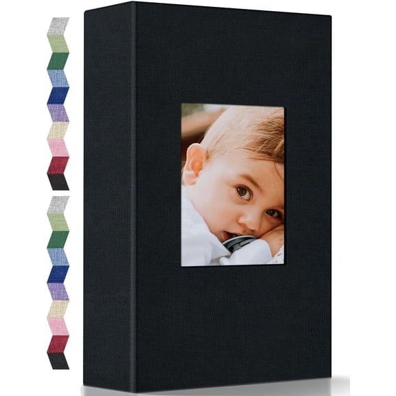 Photo Album 4x6-300 Photos Linen Cover Photo Books with 300 Horizontal Pockets,Slip-in Picture Albums for Family Wedding Anniversary Baby Vacation Pictures