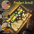 thumbnail image 6 of 2026 New LED Drawing Board for Chil*dren, 8"x8" LED Note Board with Colors Doodle Glow Board, Light Up Drawing Board with 7 Markers Pen & Tripod, K*ids Gift for Birthdays,Christmas,Valentines, 6 of 11