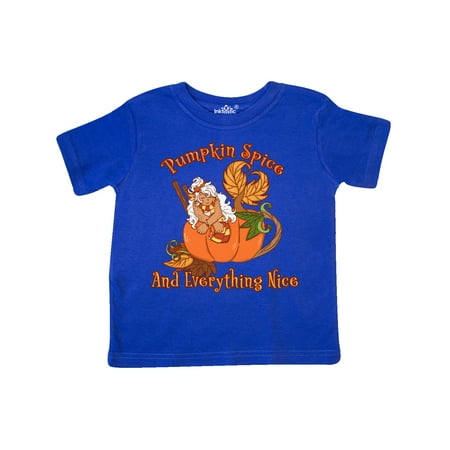 

Inktastic Pumpkin Spice and Everything Nice Mermaid in Pumpkin Gift Toddler Boy or Toddler Girl T-Shirt