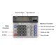 thumbnail image 2 of Large Electronic Calculator Counter Solar & Battery Power 12 Digit Display Multi-functional Big Button for Business Office School Calculating, 2 of 4