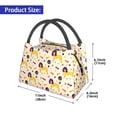 thumbnail image 3 of Vsdgher Cartoon Poodle Dog Print Insulated Reusable Bags with Sturdy Zipper and Handles, Foldable Totes for Hot or Cold Food Bring or Delivery, 3 of 8