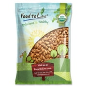 Food to Live, Organic Italian Raw Almonds, Non-GMO Verified, 8 Pounds, Kosher