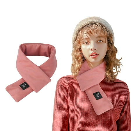 

Honeeladyy Clearance under 5$ 1PC Pure Cotton Smart Heating Scarf Usb Warm And Heating Cervical Collar