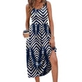 thumbnail image 3 of Wiholl Summer Dresses for Women Flowy Casual Midi Dress Beach Vacation Sundresses with Pockets, 3 of 9