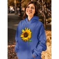 thumbnail image 2 of Sunflower Hoodie Women -SPIdeals Designs, Female Large, 2 of 4