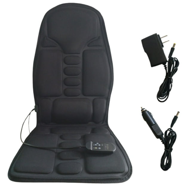 Massage Seat Cushion With Heat Back Massager Heated Seat Cover With Vibrating Massage Nodes & 2 Heat Massage Chair Pad For Home Use Multifunctional Cushion