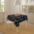 thumbnail image 4 of Wukai Rainbow Butterflies Waterproof Tablecloth for Kitchen Dining, Fits Square Tables for 2-4 Seats -54"x54", 4 of 7