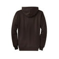 thumbnail image 6 of Port & Company Core Fleece Full Zip Hooded Sweatshirt-3XL (Dark Chocolate Brown), 6 of 6