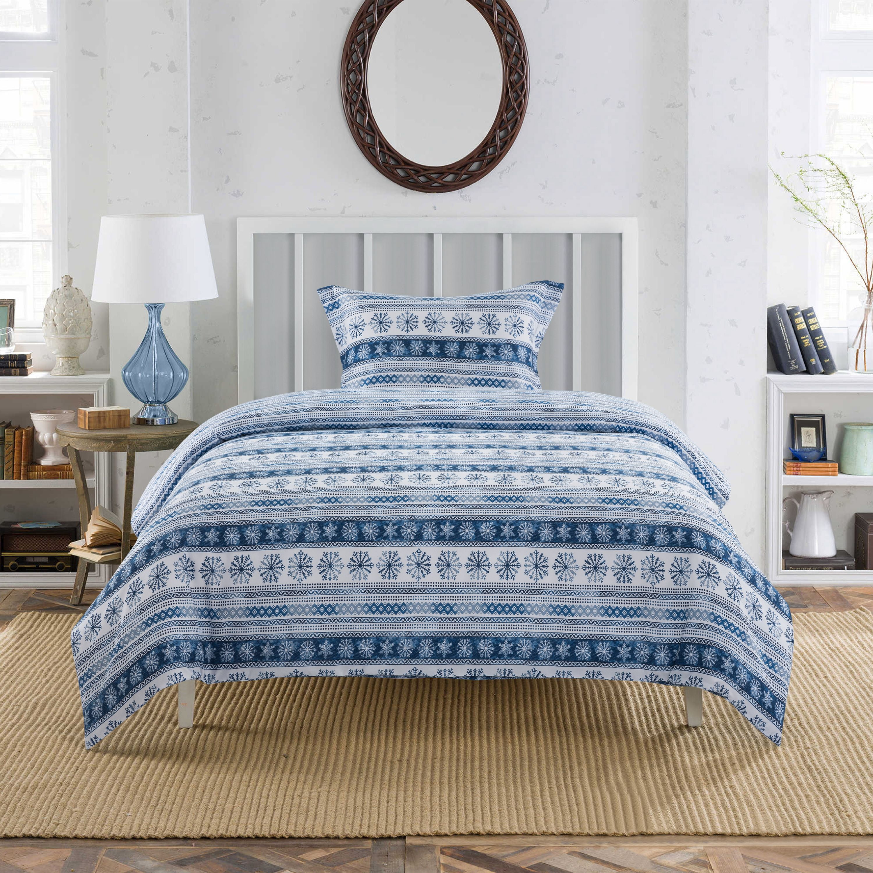 Mainstays 2 Piece Bedding Sets, Twin-XL with Duvet Cover, Shams 