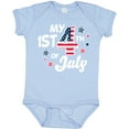 thumbnail image 3 of Inktastic My 1st 4th of July with Striped Stars Boys or Girls Baby Bodysuit, 3 of 5