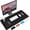 Black, variant on Black+Decker Faux Leather Keyboard and Mouse Desk Mat - Protective Decor for Home Offices and Gaming - Desk Organizers