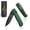 Green, variant on MOSSY OAK Folding Pocket Knife, 3" D2 Steel Blade, Crossbar Lock, Lightweight EDC Knife with Pocket Clip, Fiberglass Handle, Camping & Hiking, Orange