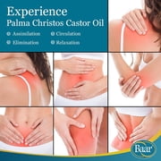 Organic Castor Oil - 32 Oz. - Cold Pressed! Hexane Free! Castor Oil for Hair, Eyelashes, Eyebrows, Skin, Eliminations, and Many More! - Exclusive Palma Christos® Brand by Baar