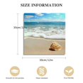 thumbnail image 3 of Fenyluxe Seashell Wall Art Ready to Hang Room Home Art Decor Framed Canvas Print Gift Idea for Home Interior Decoration 12x12in, 3 of 6