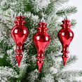 thumbnail image 4 of 12/15/20cm Christmas Decorations Color Gourd Hanging Home Decor 2023 New Year Craft Pendant Christmas Tree Water Drop Pendant, 4 of 5