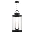 thumbnail image 3 of Englewood 3-Light Outdoor Hanging Lantern in Matte Black, 3 of 5