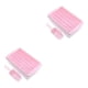 thumbnail image 3 of Cateissary Bandeja de cubitos de hielo de 55 rejillas, fabricante de hielo para bebidas, contenedor de almacenamiento para Bar de fiesta, Rosa 2Conjunto, 3 of 6