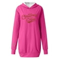 thumbnail image 4 of Christmas Dresses for Women Christmas Party Outfit Ladies' Autumn And Winter Fashion Casual Christmas Printed Long Sleeved Hooded Sweatshirt Pocket Hooded Sweatshirt Pullover Dress Sweatshirt, 4 of 4