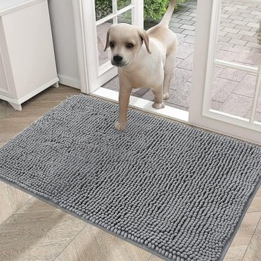Dog Door Mat For Muddy Paws, Absorbs Moisture And Dirt, Absorbent Non-slip Washable Mat, Quick Dry Microfiber, Mud Mat For Dogs, Entry Indoor Door Mat